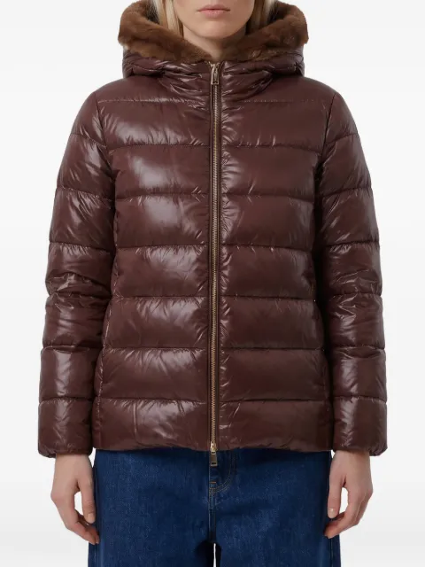 Herno quilted faux-fur jacket Brown PI002312D12017Z