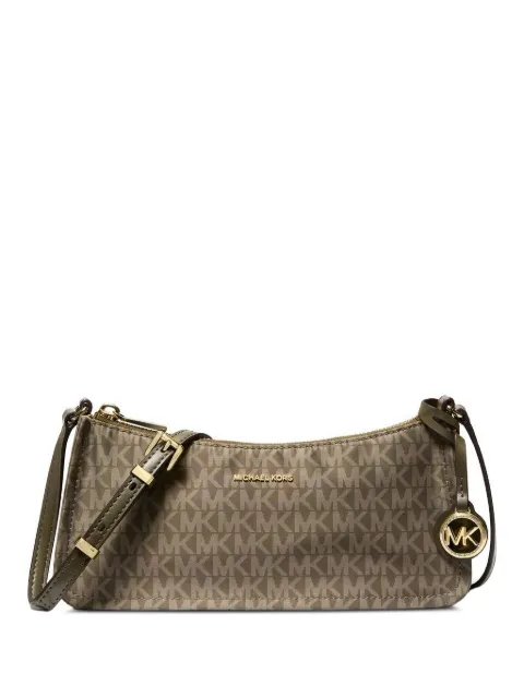 Michael Michael Kors small Zadie monogram-print shoulder bag Green 32T6G6ZC5C