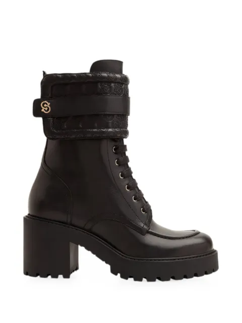 Ferragamo Shiraz lace-up boots Black 745555