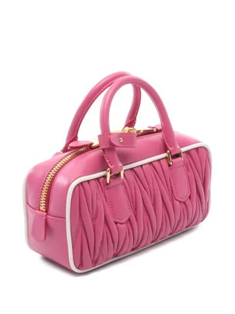 Miu Miu Pre-Owned 2020-2026 Matelasse Arcadie satchel Pink C1Y91RT2OY8ZUBJ6
