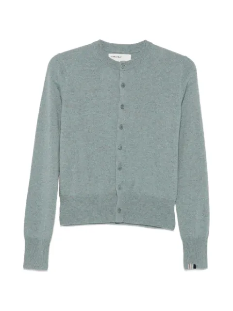 extreme cashmere Little 2 button-up knitted cardigan Blue 300