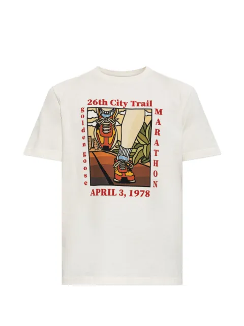 Golden Goose graphic-print T-shirt Neutrals GMP01220P002620