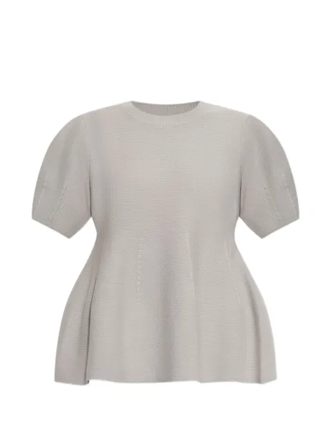Lisa Yang Mella puff-sleeve top Grey 20264100