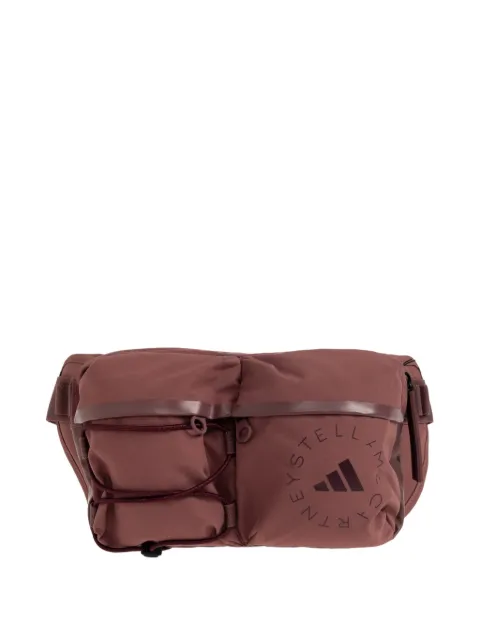 adidas by Stella McCartney Fanny Pack logo-print bungee-cord belt bag Red KS3056