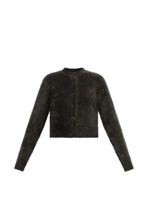 Lisa Yang Azalea brushed-finish cardigan Green 20254000