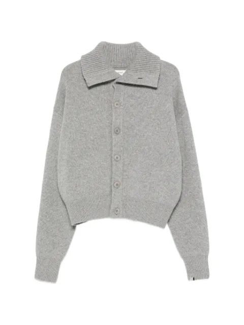 extreme cashmere Clement spread-collar cardigan Grey 377
