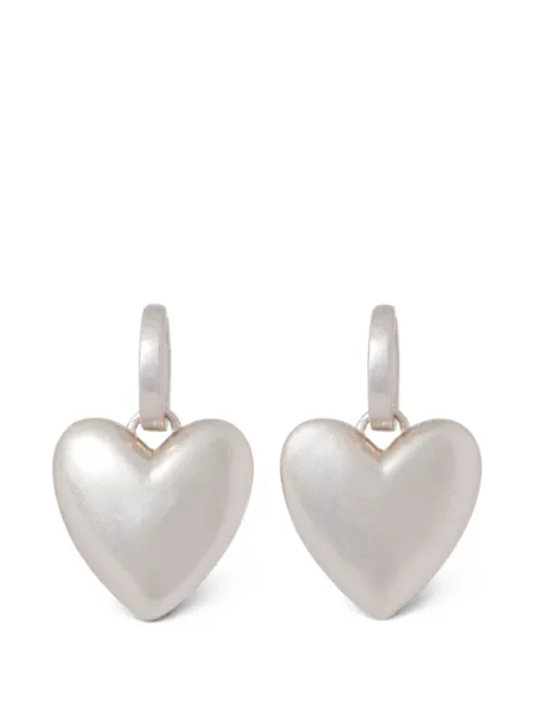 Roxanne Assoulin Token Heart drop-design earrings Silver RXF26E120B
