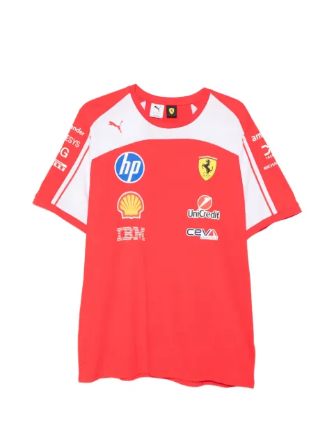 PUMA x Scuderia Ferrari HP logo-print T-shirt Red 71383101