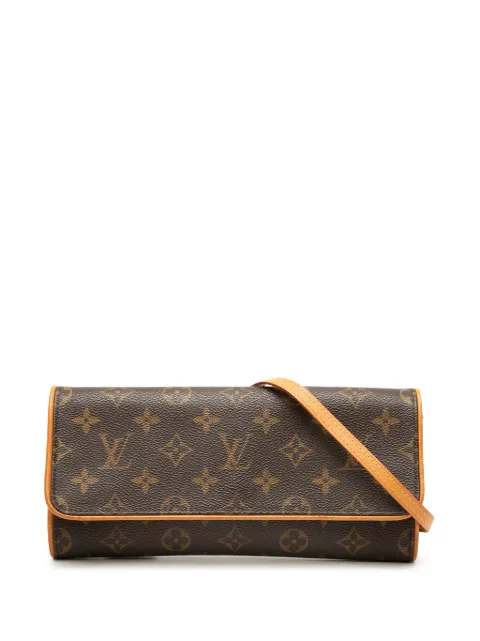 Louis Vuitton Pre-Owned 2001 Monogram Pochette Twin GM crossbody bag Brown TDUGDBTD1ZTBN6OV