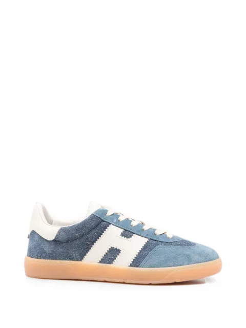Hogan logo-patch panelled sneakers Blue HXM6470FB60VGZ941F