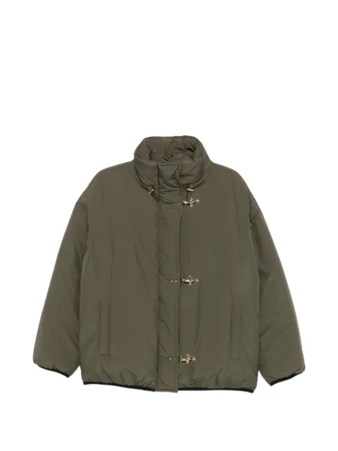 Fay zip-up puffer jacket Green NAW11533500