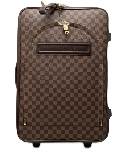 Louis Vuitton Pre-Owned 2000 Damier Ebene Pegase Legere 55 travel bag Brown TV97V9SGQM3CJAF3