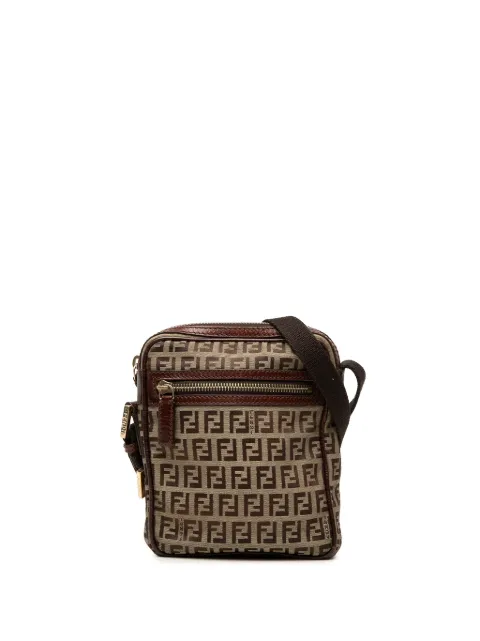 Fendi Pre-Owned 2000-2010 Zucchino Canvas crossbody bag Neutrals 1XP9VLIZQIRERHIV