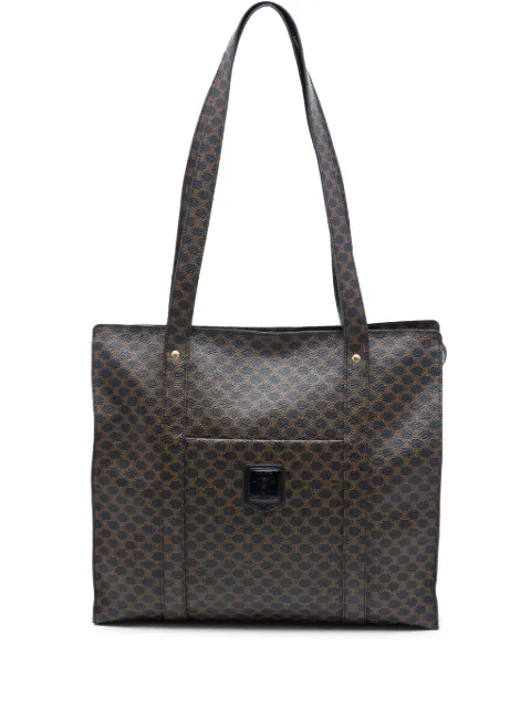 Celine Pre-Owned 20th Century Macadam Coated Canvas tote bag Brown SF4I9EWBKD6O6UPW
