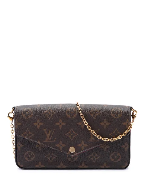 Louis Vuitton Pre-Owned 2016 Monogram Pochette Felicie crossbody bag Brown DAHHSPZERQ7JSQKF