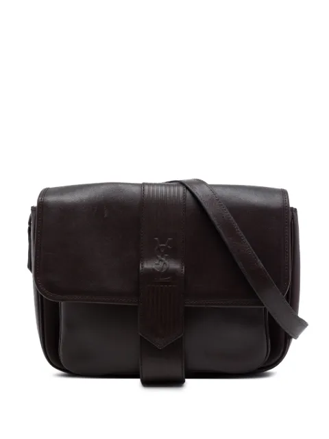 Saint Laurent Pre-Owned 20th Century Leather crossbody bag Brown CNMQCCN3XRBN0TB5
