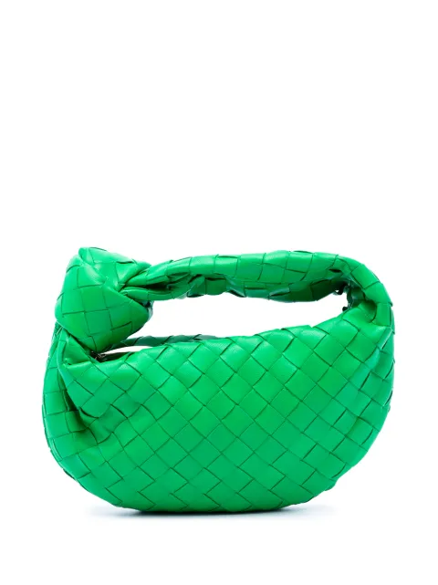 Bottega Veneta Pre-Owned 2012-2026 Mini Nappa Intrecciato Jodie hobo bag Green NDHUGBOVW646X98D