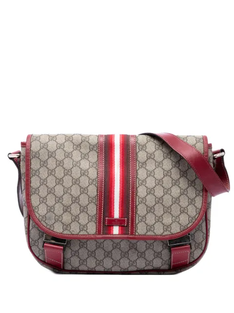 Gucci Pre-Owned 2016-2026 GG Supreme Web crossbody bag Neutrals AIFIV75NG465OHQ8