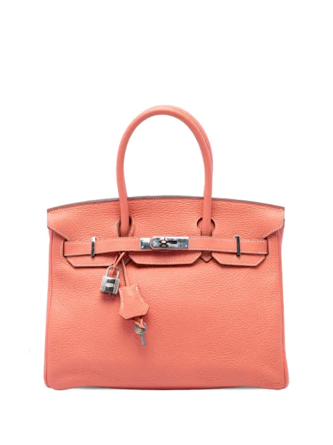 Hermès Pre-Owned 2013 Clemence Birkin Retourne 30 handbag Orange MRP0H0YU2XI1A4PH