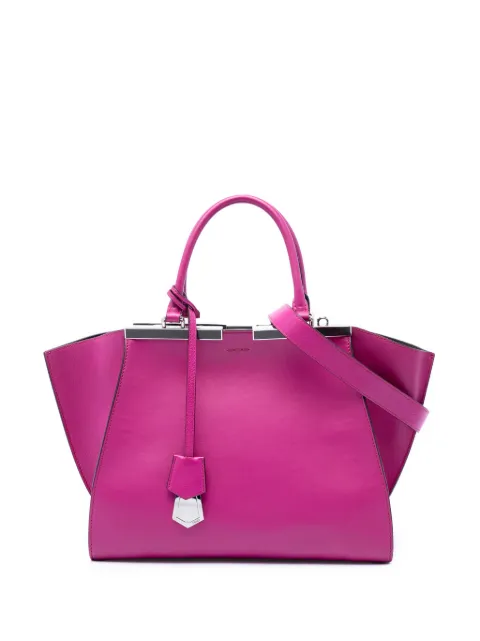 Fendi Pre-Owned 2010-2026 Medium Calfskin 3Jours satchel Purple MG5MOV21UH4JXO97