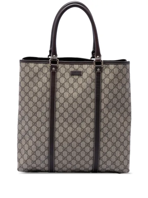 Gucci Pre-Owned 2016-2026 GG Supreme Joy Vertical tote bag Neutrals 8J57QHBLU9X5XZEM