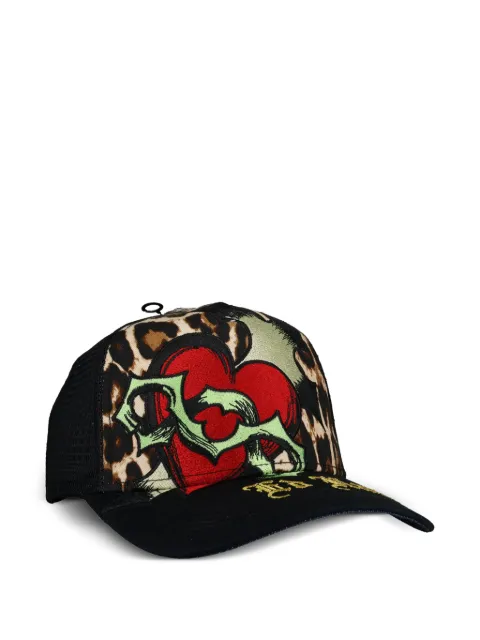 Ed Hardy Sacred Heart Trucker Hat Black EHH000186