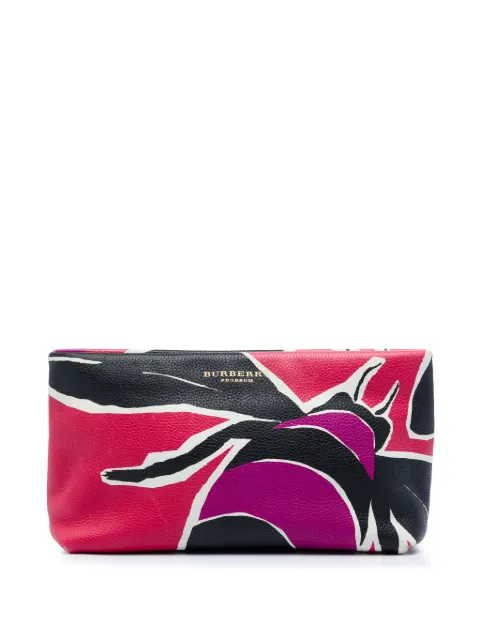 Burberry Pre-Owned 2000-2017 Prorsum Grained Leather clutch bag Pink 7OSJLZXJLJXU4GIU