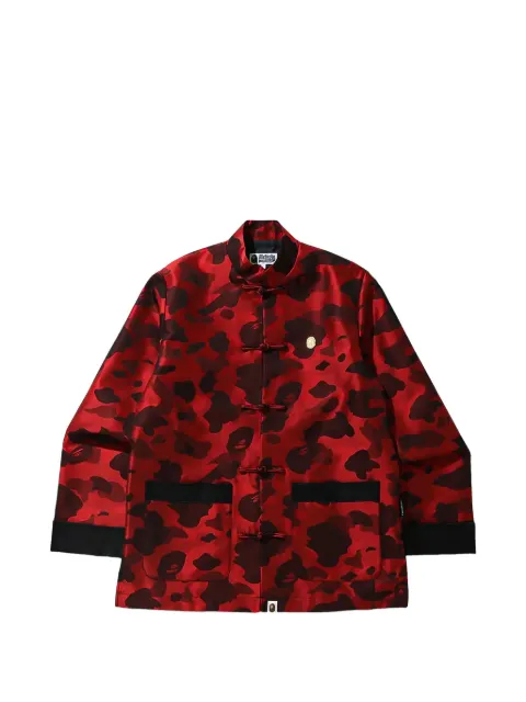 A BATHING APE® Color Camo Chinese padded jacket Red 1H20140003RED