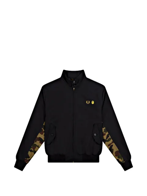 A BATHING APE® x Fred Perry Harrington jacket Black BAPE067