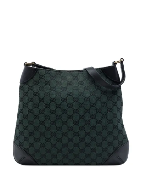 Gucci Pre-Owned 2000-2015 GG Canvas shoulder bag Green 7BEFIS13UEDDI0RN