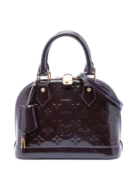Louis Vuitton Pre-Owned 2016 Monogram Vernis Alma BB satchel Purple Y6BYNAPTZIE768YL