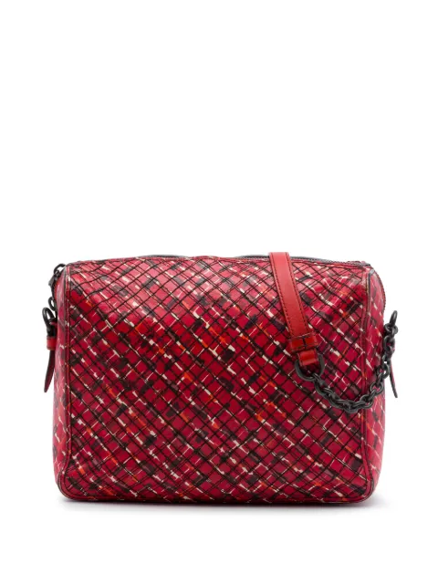 Bottega Veneta Pre-Owned 2012-2026 Printed Leather Camera Bag crossbody bag Red 6T89LY8LDSWPQGIS