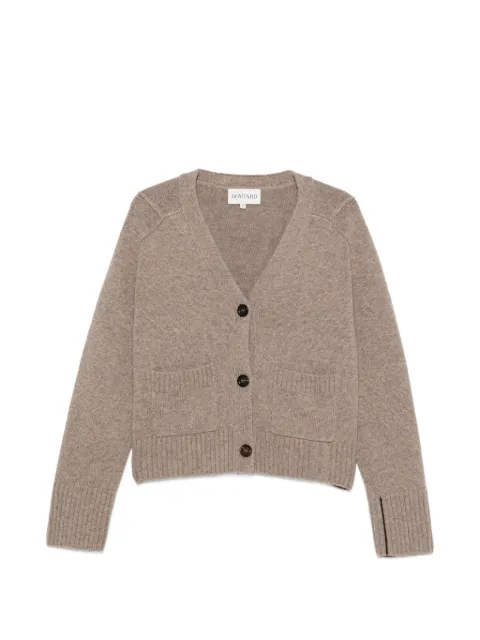 BOMPARD patch-pocket V-neck cardigan Neutrals MO4403