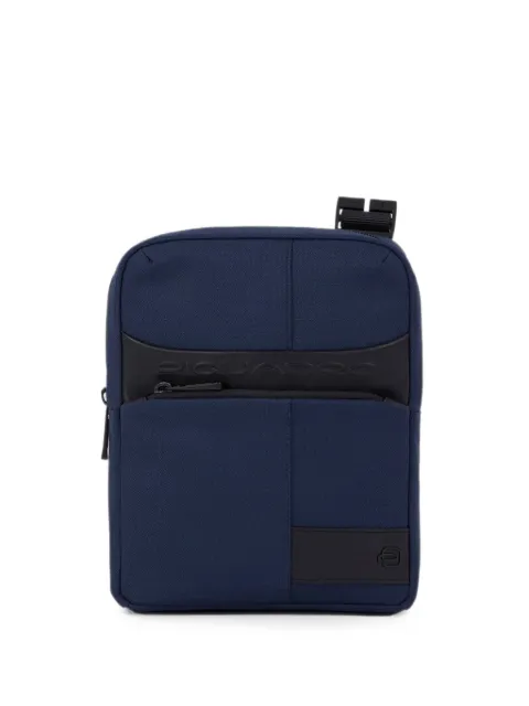 PIQUADRO logo-plaque shoulder bag Blue CA3084W129BLU