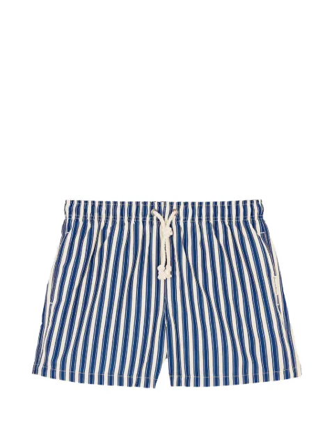 GASSA D AMANTE Alassio striped drawstring swim shorts Blue 100100123261BALASSIO006