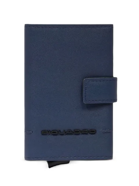 PIQUADRO logo-plaque touch-strap wallet Blue PP5649W135RBLU