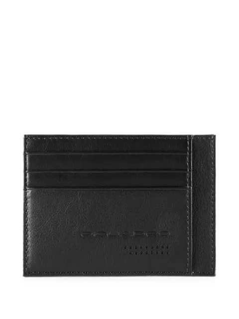 PIQUADRO logo-debossed card holder Black PP2762UB00RN