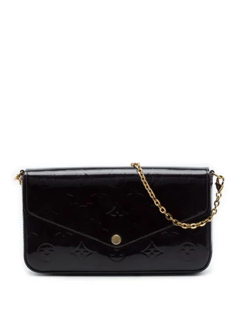 Louis Vuitton Pre-Owned 2017 Monogram Vernis Pochette Felicie crossbody bag Purple JL7CROHH9E43CLTG