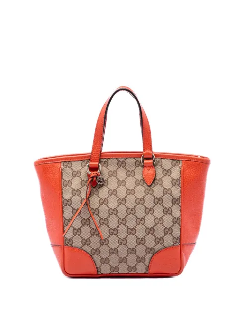 Gucci Pre-Owned 2016-2026 Small GG Canvas Bree satchel Neutrals 4J8QUI8JIVAP8CL4