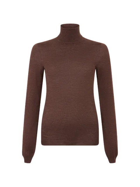 Maison Margiela roll-neck long-sleeve sweater Brown S51HL0065M13305