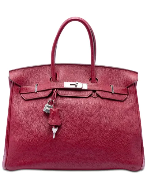 Hermès Pre-Owned 2010 Togo Birkin Retourne 35 handbag Red 002LGT3Q5ZK6ODKK