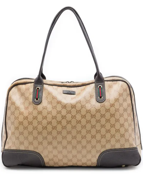 Gucci Pre-Owned 2016-2026 GG Crystal Web Princy shoulder bag Neutrals 0G8VX9HQTXX1MG21