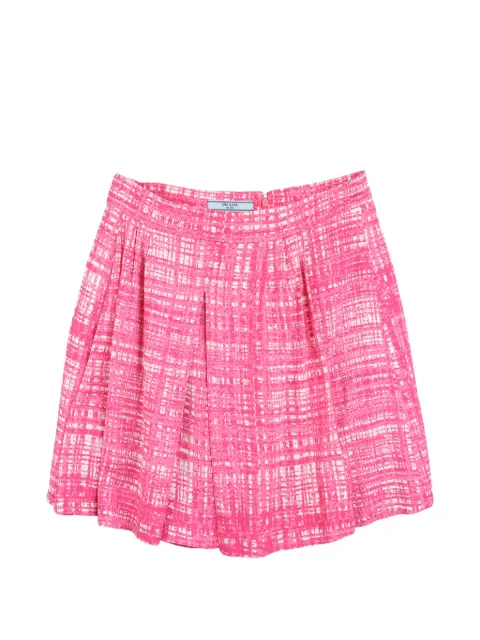Prada Pre-Owned 1996 pleated midi skirt Pink HOLAPRA013
