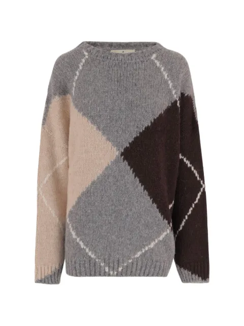 Bruno Manetti crew-neck sweater Grey S2A1000001