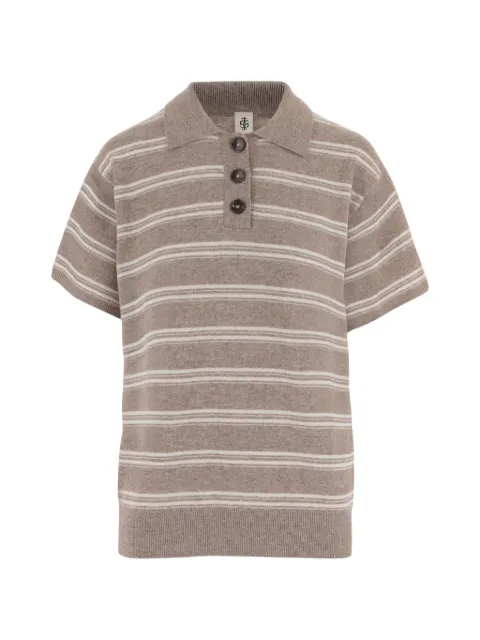 The Garment Como Dads polo shirt Brown 22848