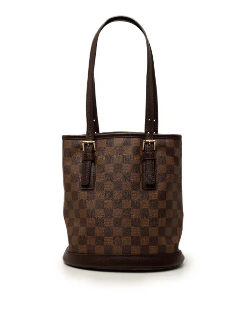 Louis Vuitton Pre-Owned 2004 Damier Ebene Marais bucket bag Brown UQS05M5L1O57DZBR