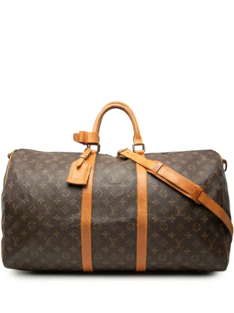 Louis Vuitton Pre-Owned 1992 Monogram Keepall Bandouliere 55 travel bag Brown 4MVHIFLV4KZYR7PZ