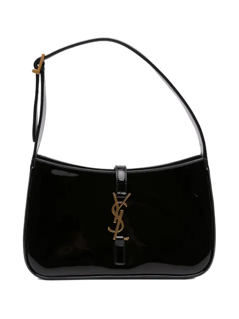 Saint Laurent Pre-Owned 2022 Mini Patent Le 5 a 7 shoulder bag Black T2XQFIU9TMD9AUWP