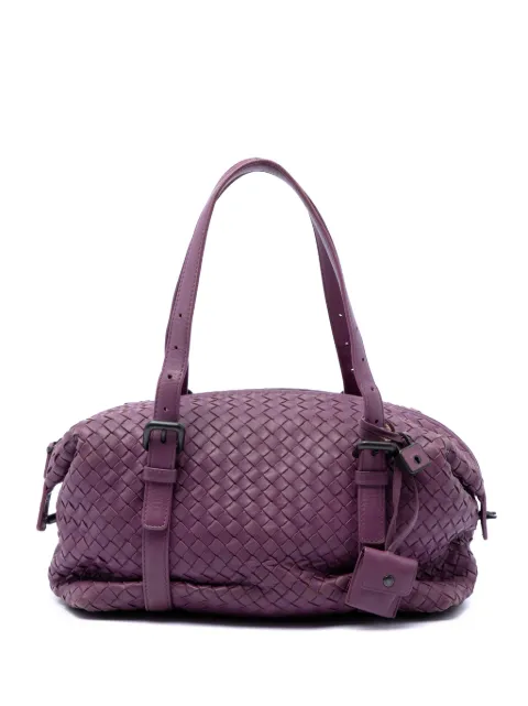 Bottega Veneta Pre-Owned 2012-2026 Nappa Intrecciato Montaigne shoulder bag Purple H3VNZSTN1ALOQCHJ