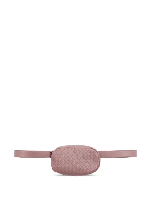 Bottega Veneta Pre-Owned 2012-2026 Nappa Intrecciato belt bag Pink GSLAUES6XI2PBBWL